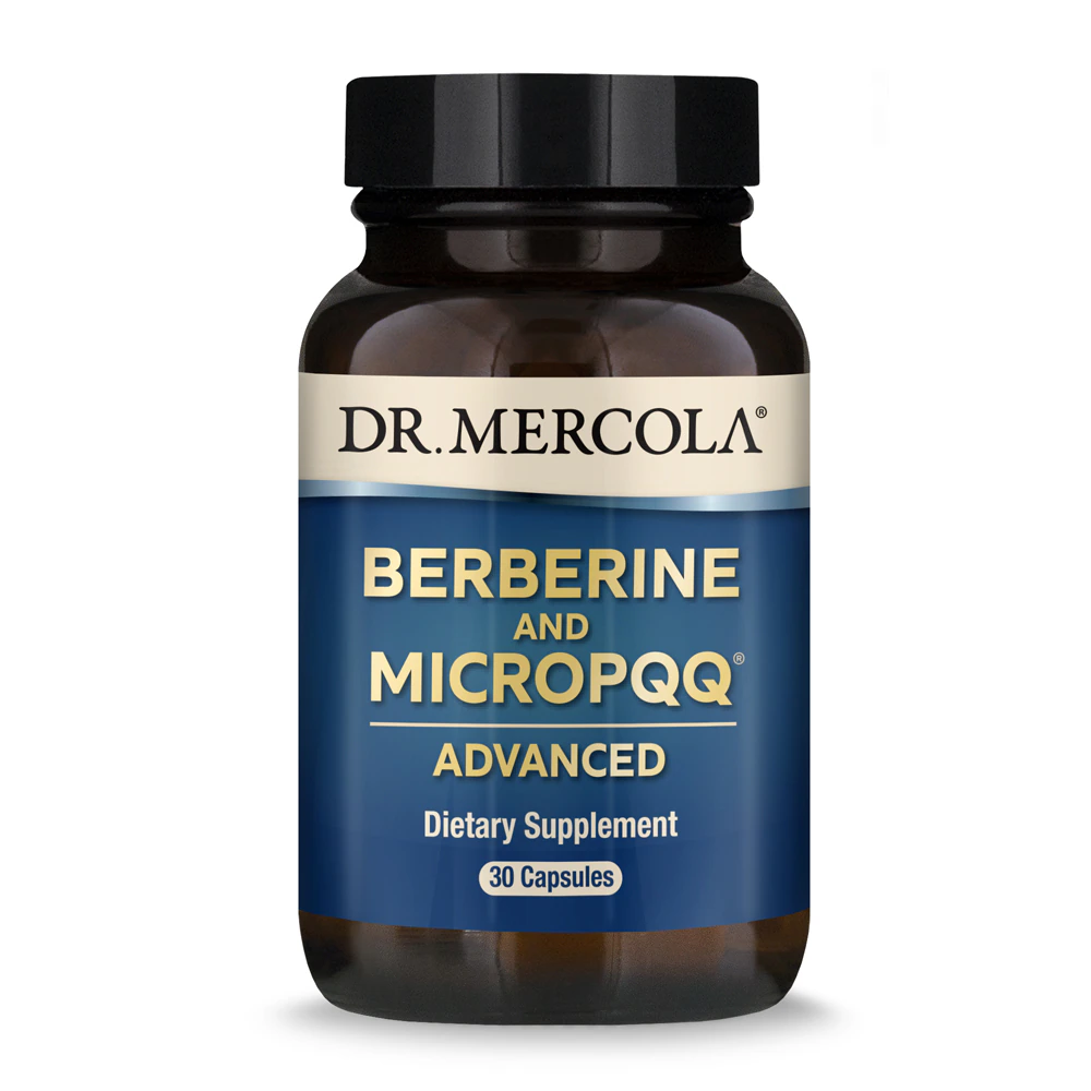 Dr. Mercola Berberine and MicroPQQ Advanced -- 30 Capsules