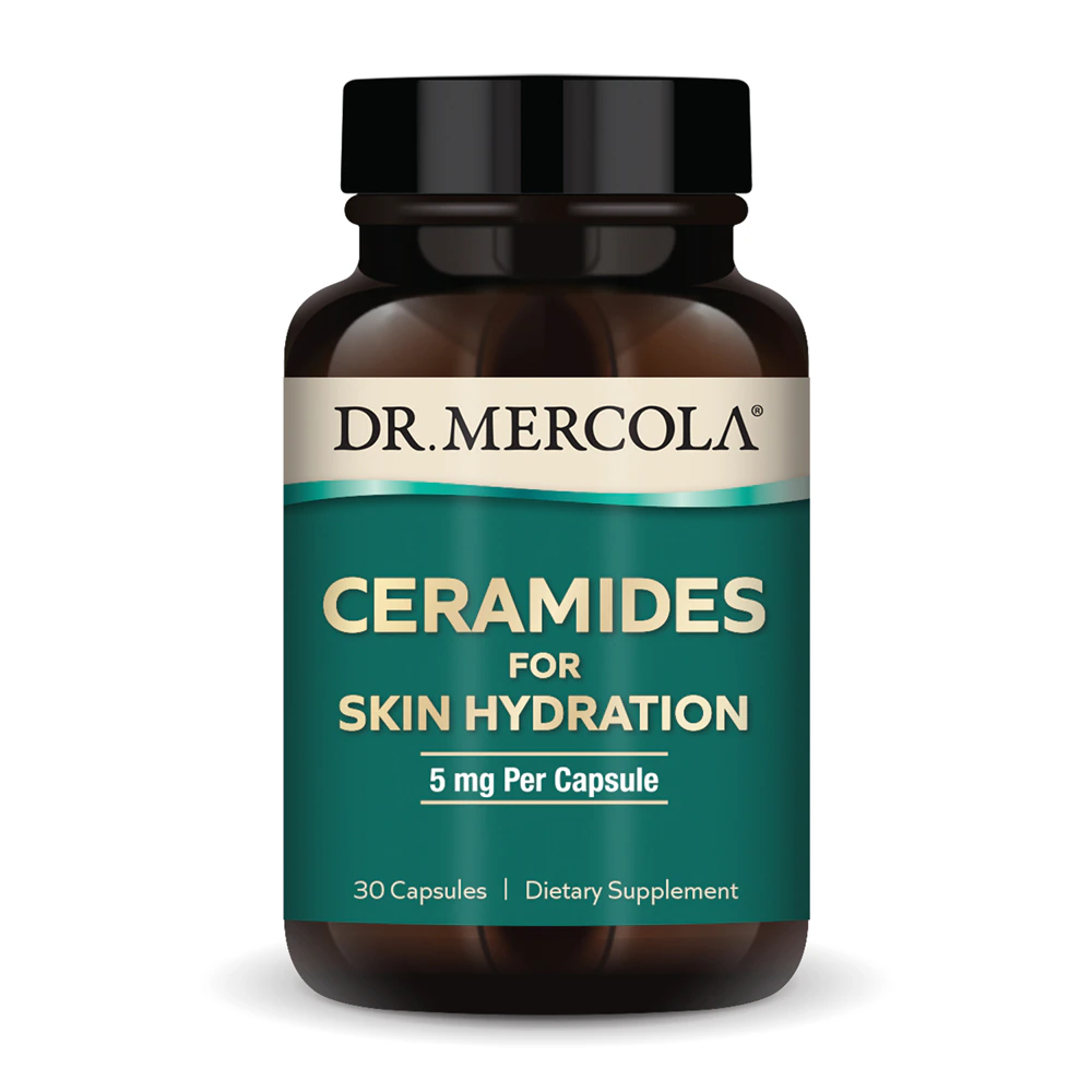 Dr. Mercola Ceramides for Skin Hydration -- 5 mg - 30 Capsules