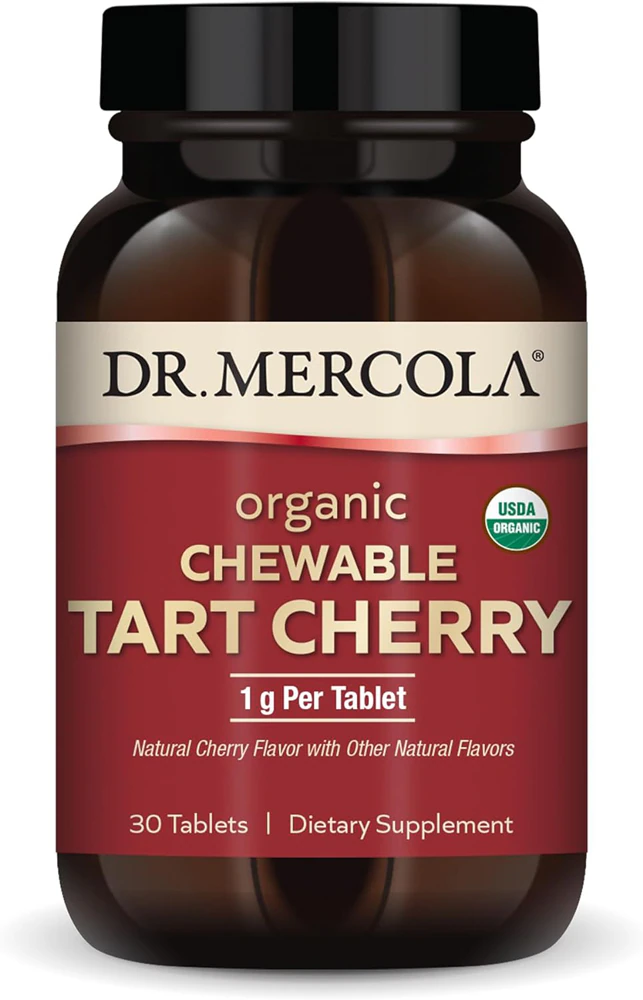 Dr. Mercola Organic Chewable Tart Cherry -- 30 Tablets