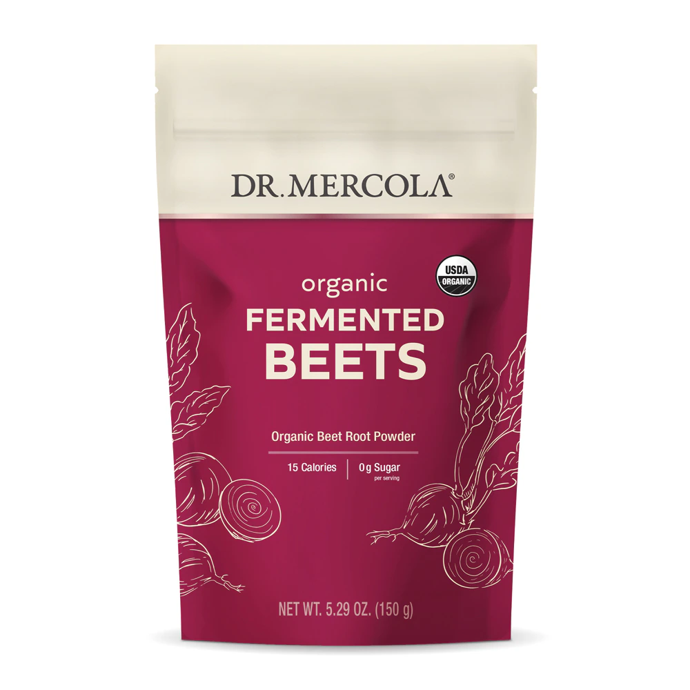 Dr. Mercola Organic Fermented Beet Powder -- 5.29 oz