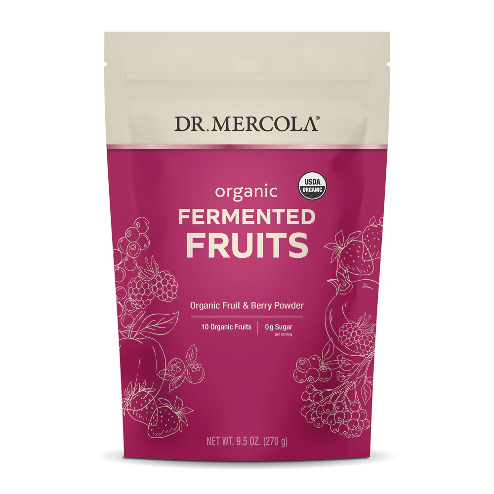 Dr. Mercola Organic Fermented Fruits Berry and Fruit Powder -- 9.5 oz