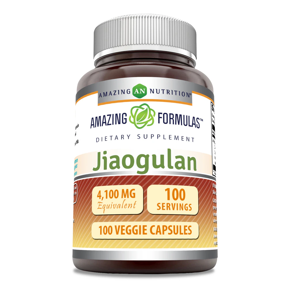 Amazing Nutrition Jiaogulan -- 4100 mg - 100 Veggie Capsules