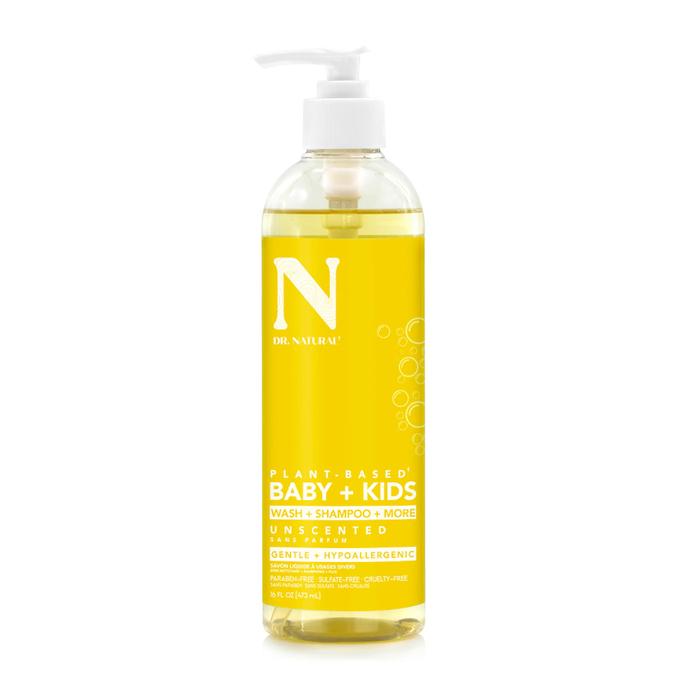 Dr. Natural Baby + Kids Body Wash + Shampoo - Unscented -- 16 fl oz