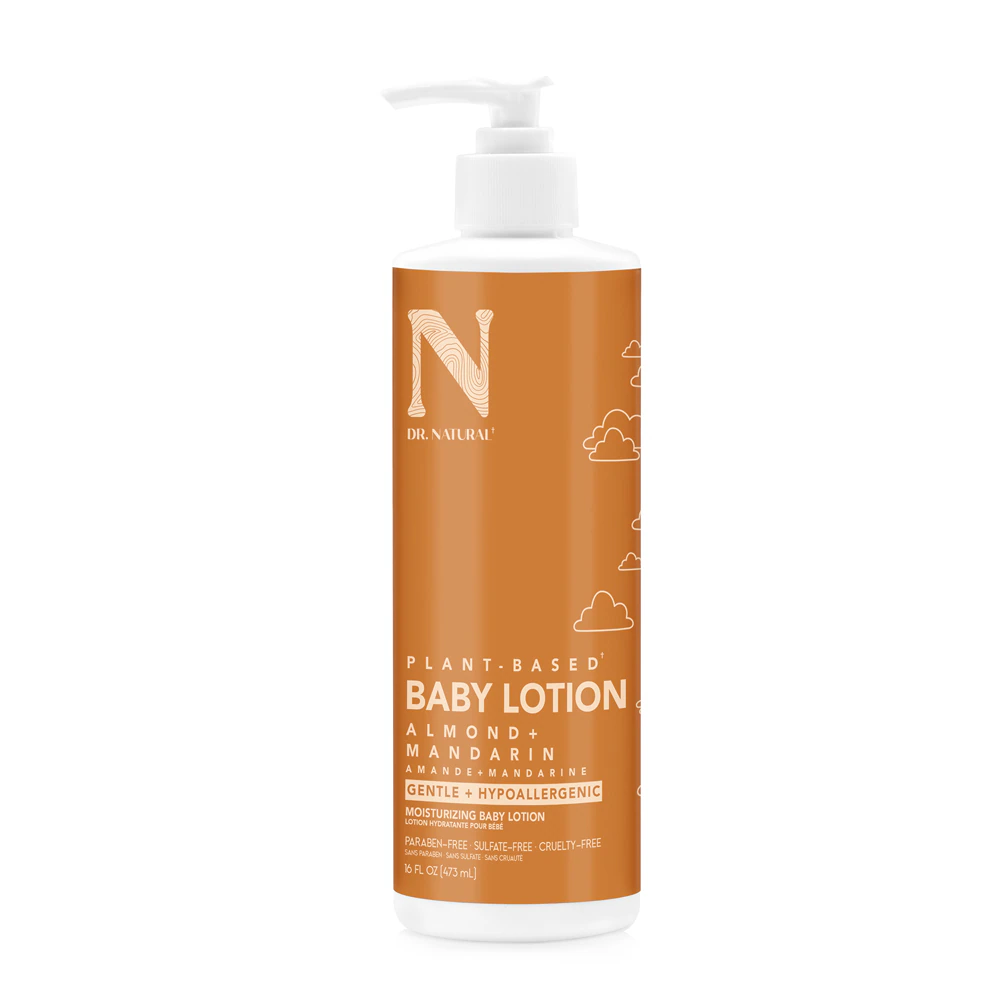 Dr. Natural Baby Lotion - Almond + Mandarin -- 16 fl oz
