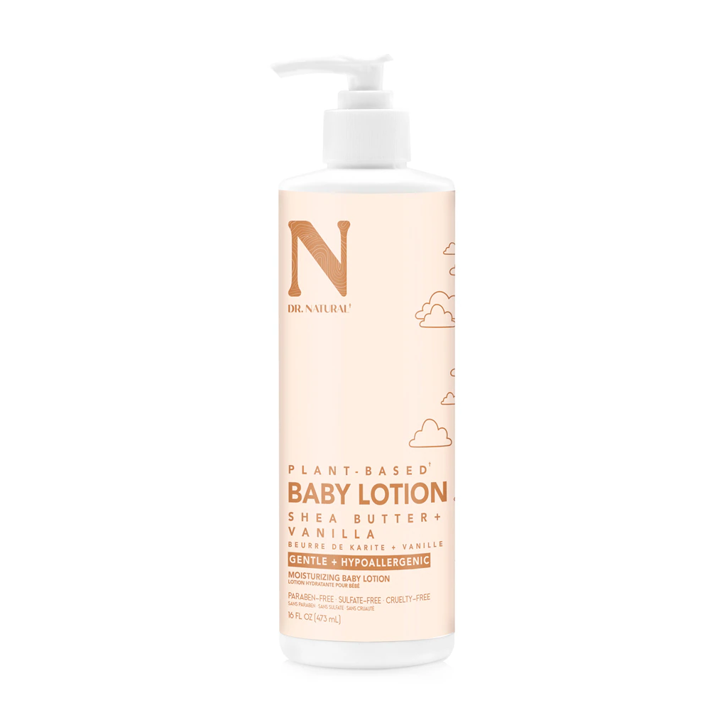 Dr. Natural Baby Lotion - Shea Butter + Vanilla -- 16 fl oz