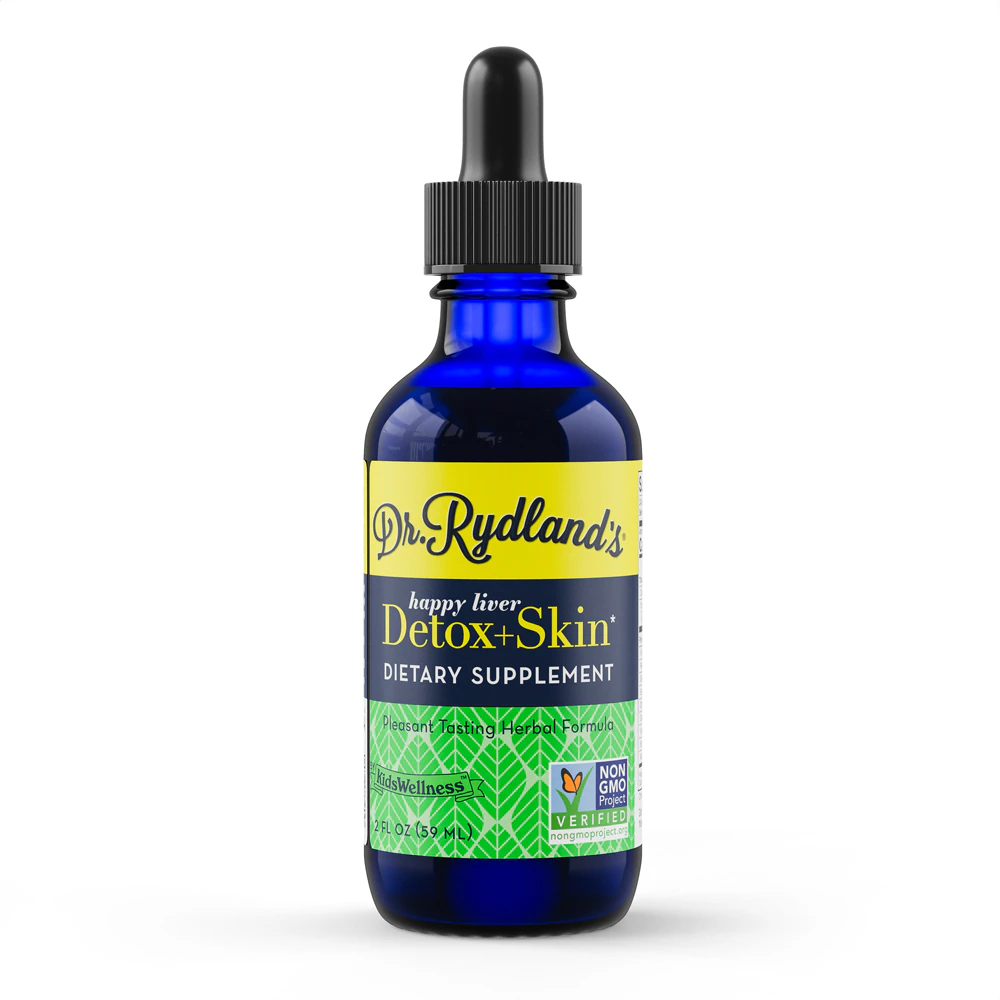 Dr. Rydland's Kids Wellness Detox + Skin Herbal Formula Drops -- 2 fl oz