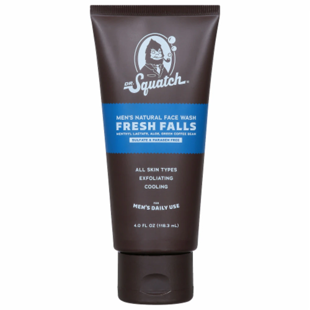 Dr. Squatch Men's Natural Face Wash Fresh Falls -- 4 fl oz