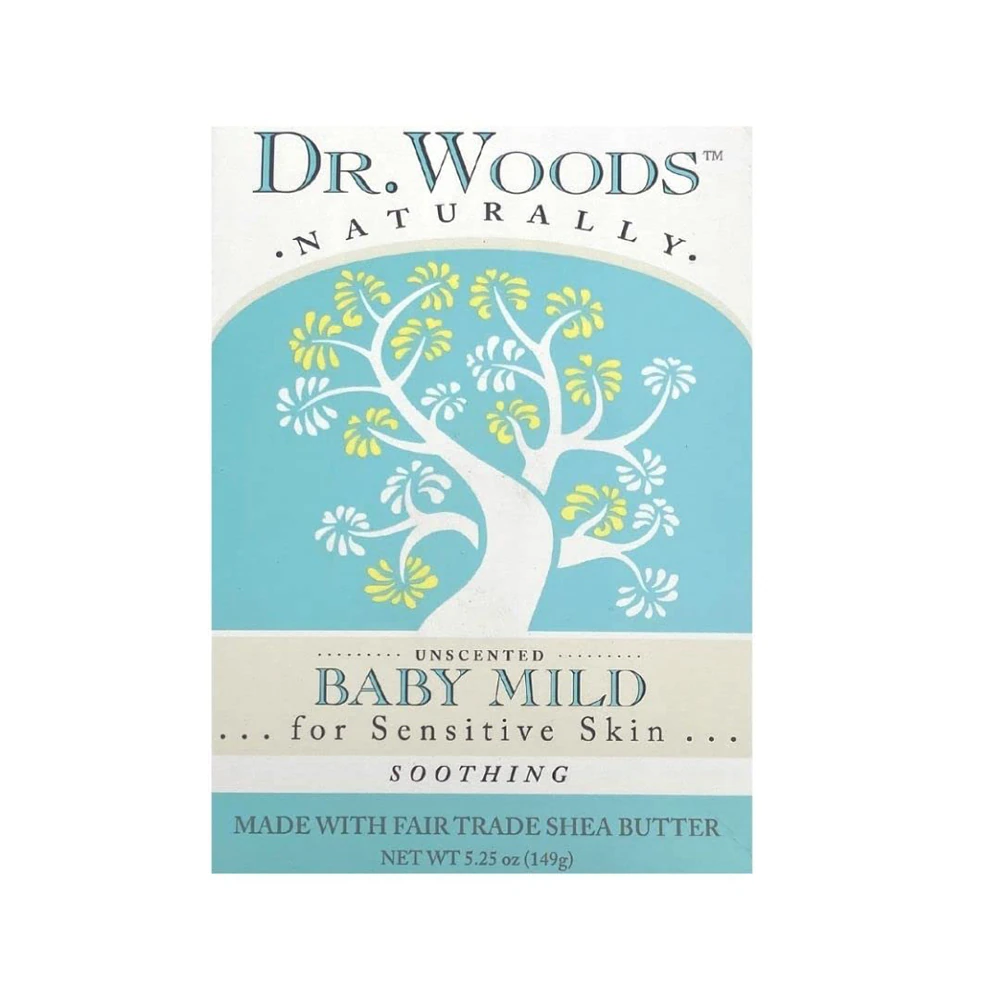 Dr. Woods Naturally Bar Soap Baby Mild Unscented -- 5.25 oz