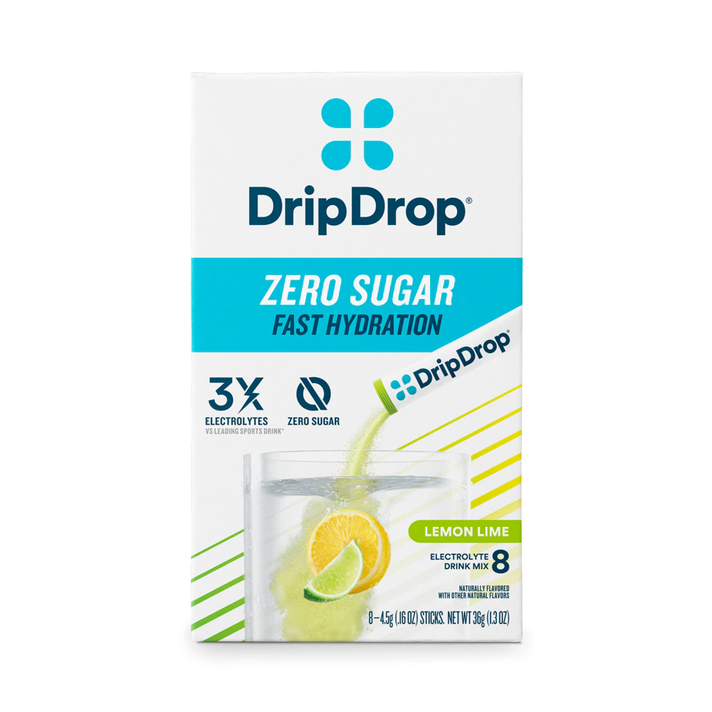 DripDrop Zero Lemon Lime -- 8 Sticks