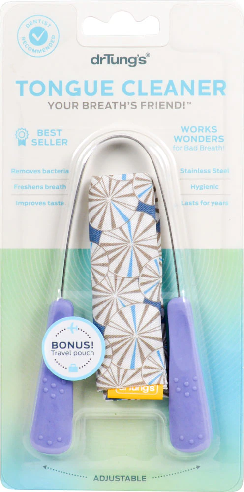 drTung's Stainless Steel Tongue Cleaner -- 1 Tongue Cleaner