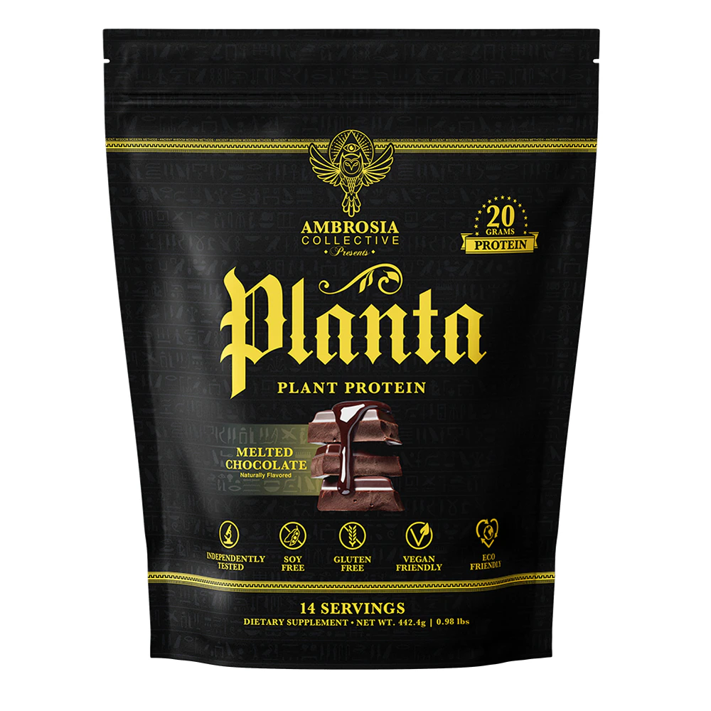 Ambrosia Planta Plant Protein Melted Chocolate -- 14 Servings