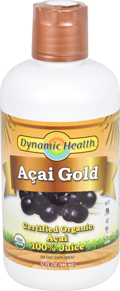 Dynamic Health Acai Gold Certified Organic -- 32 fl oz