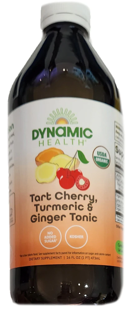 Dynamic Health Certified Organic Tart Cherry Turmeric & Ginger Tonic -- 16 fl oz