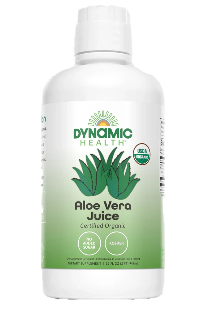 Dynamic Health Organic Aloe Vera Juice -- 32 fl oz