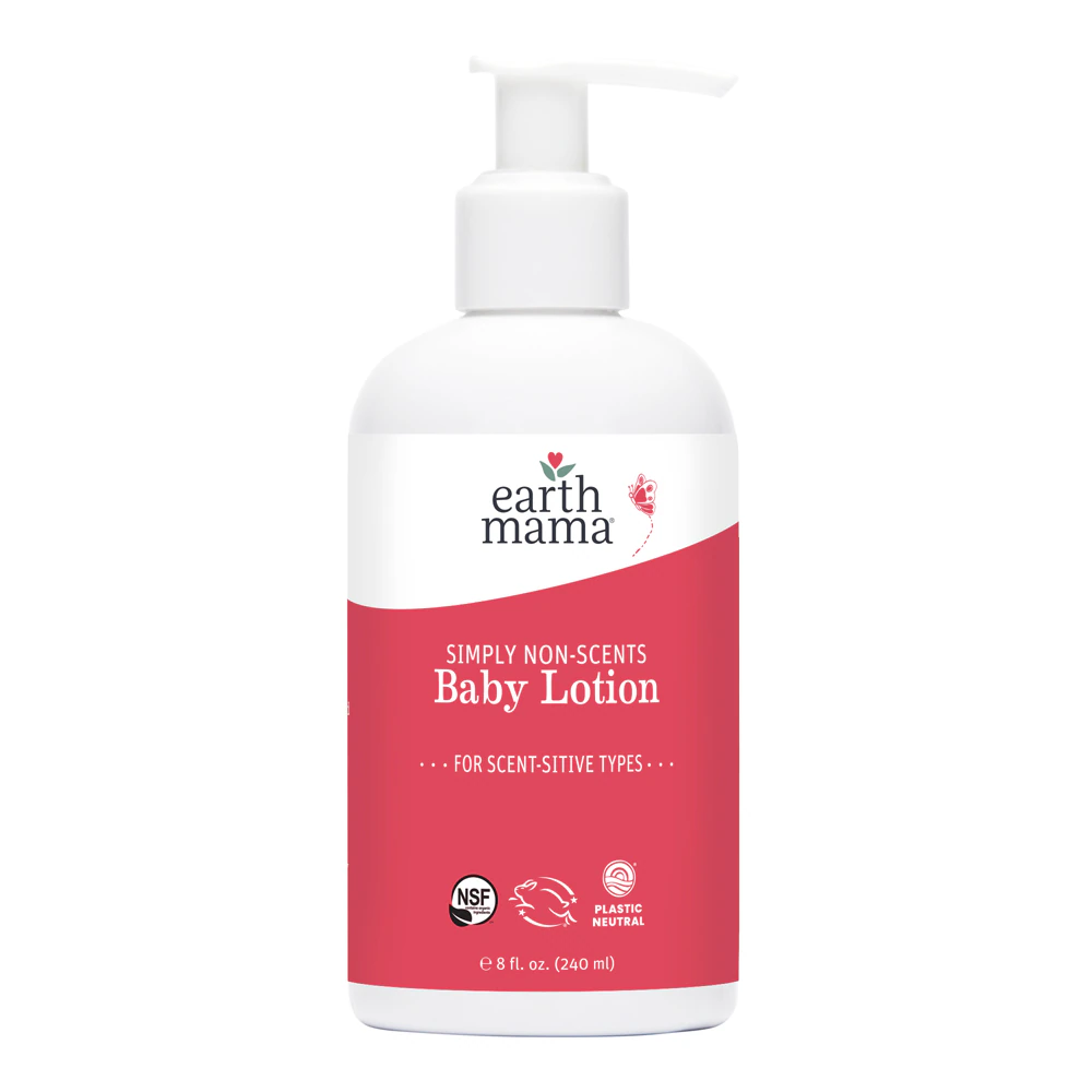Earth Mama Baby Lotion Simply Non-Scents - Unscented -- 8 fl oz