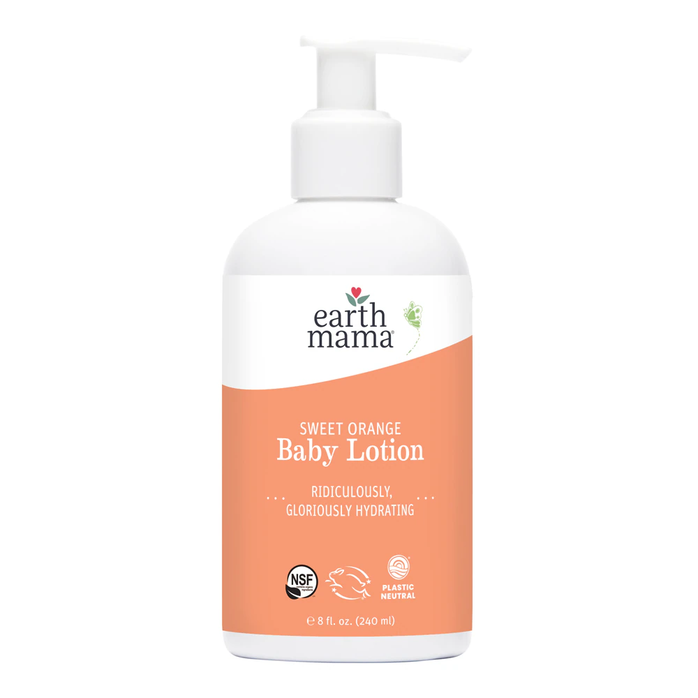 Earth Mama Baby Lotion Sweet Orange -- 8 fl oz