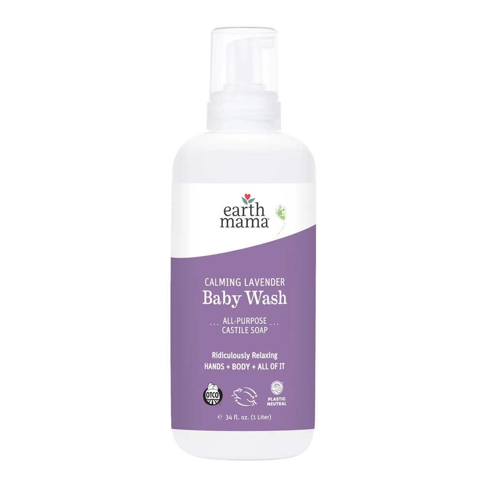 Earth Mama Baby Wash Calming Lavender -- 34 fl oz
