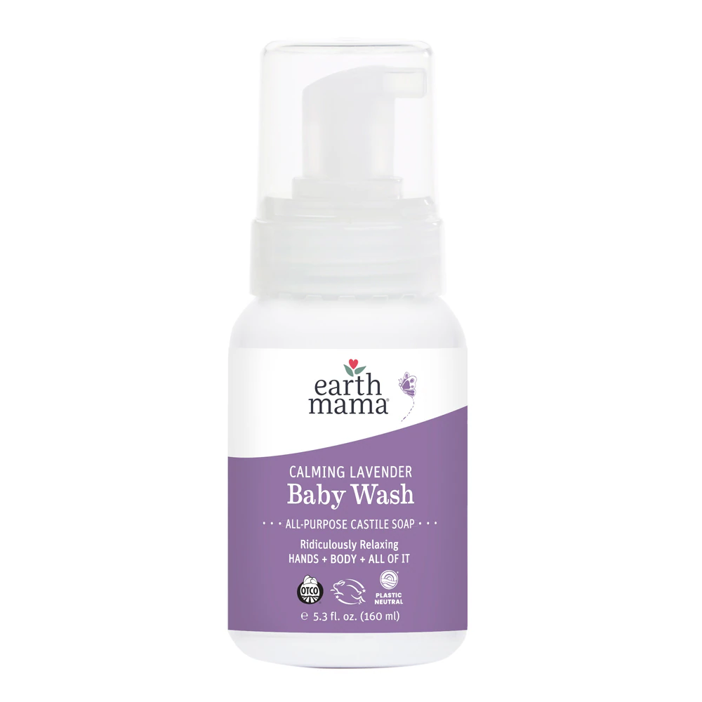 Earth Mama Baby Wash Calming Lavender -- 5.3 fl oz