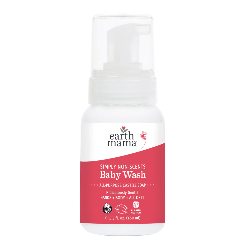 Earth Mama Baby Wash Simply Non-Scents Unscented -- 5.3 fl oz
