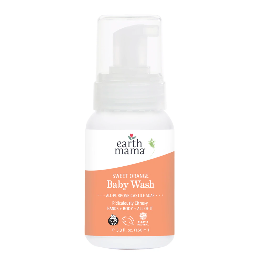 Earth Mama Baby Wash Sweet Orange -- 5.3 fl oz