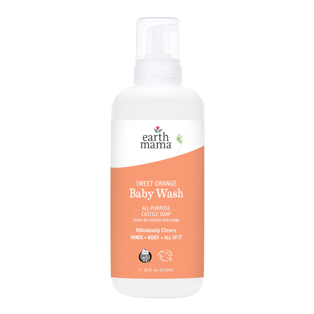 Earth Mama Baby Wash Sweet Orange -- 34 fl oz