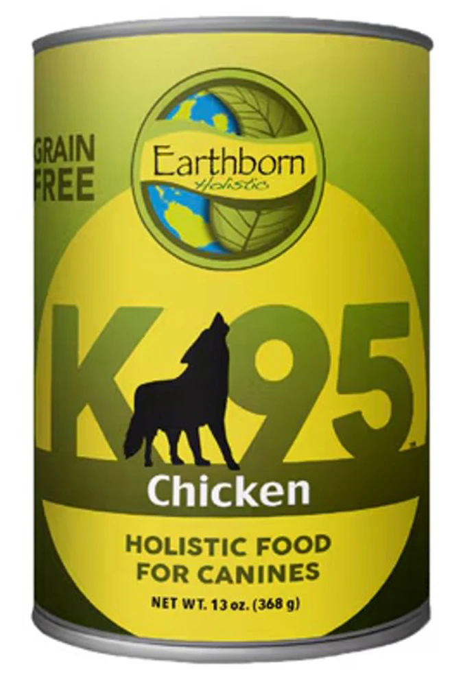 Earthborn Holistic Wet Dog Food K95 Grain Free 95% Meat Protein Chicken -- 13 oz