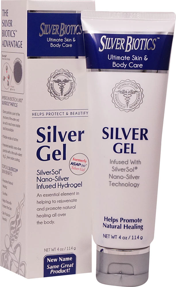 American Biotech Labs Silver Biotics Silver Gel Ultimate Skin & Body Care -- 4 oz
