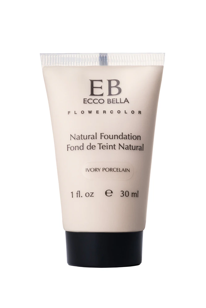 Ecco Bella FlowerColor Liquid Foundation - Ivory Porcelain -- 1 fl oz