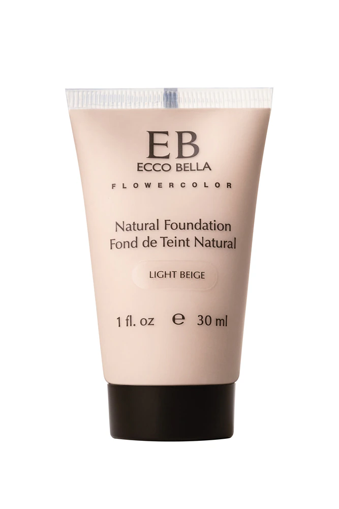 Ecco Bella FlowerColor Liquid Foundation - Light Beige -- 1 fl oz