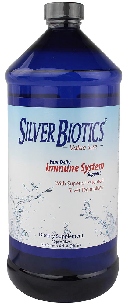 American Biotech Labs Silver Biotics? Your Daily Immune System Support -- 32 fl oz