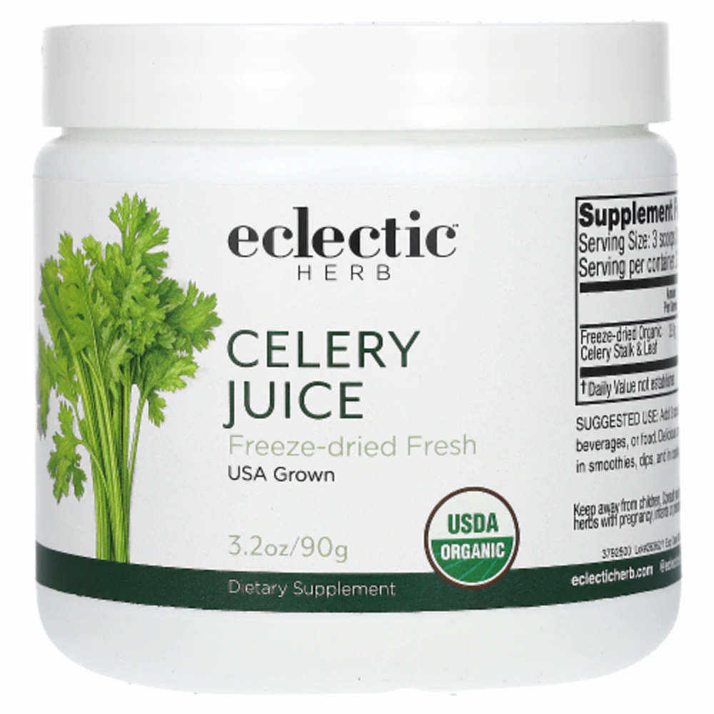 Eclectic Institute Celery Juice Freeze-Dried Fresh -- 3.2 oz