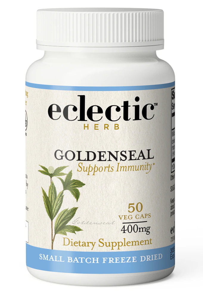 Eclectic Institute Goldenseal Root -- 400 mg - 50 Vegetarian Capsules