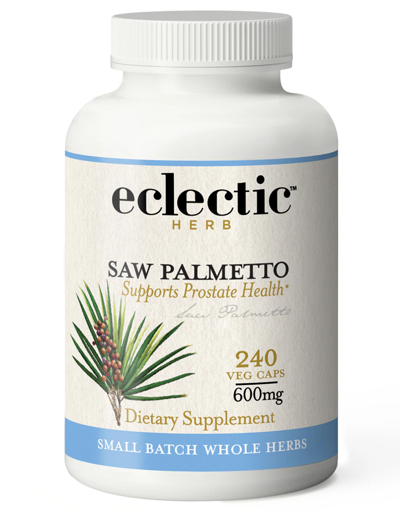 Eclectic Institute Saw Palmetto -- 600 mg - 240 Veg Caps