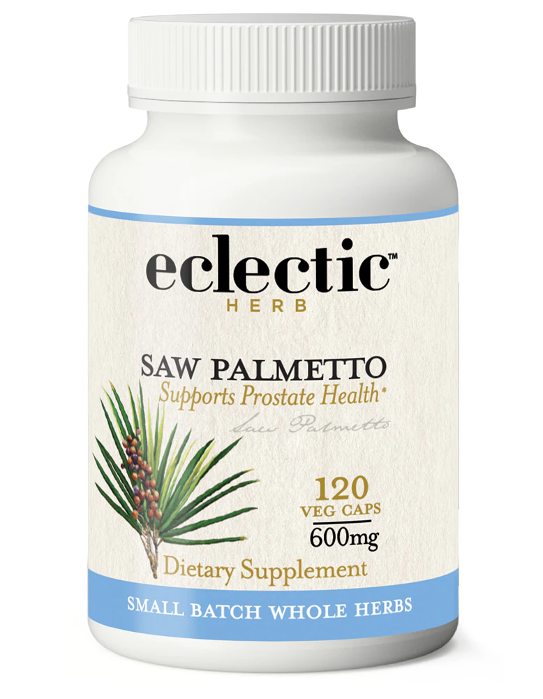 Eclectic Institute Saw Palmetto -- 600 mg - 120 Veg Caps