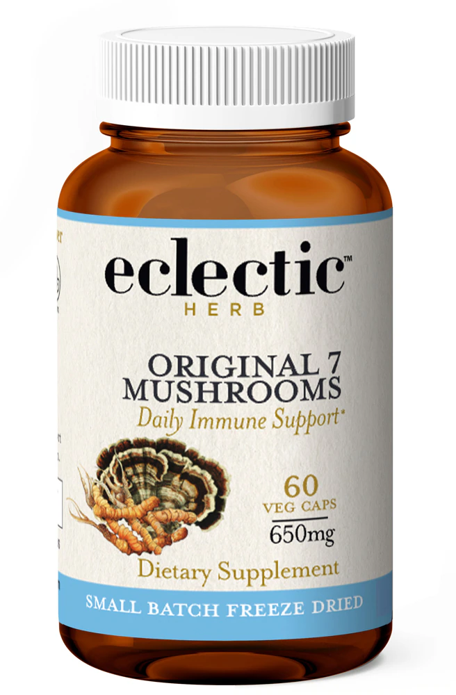 Eclectic Institute The Original 7 Mushrooms -- 650 mg - 60 Veg Caps