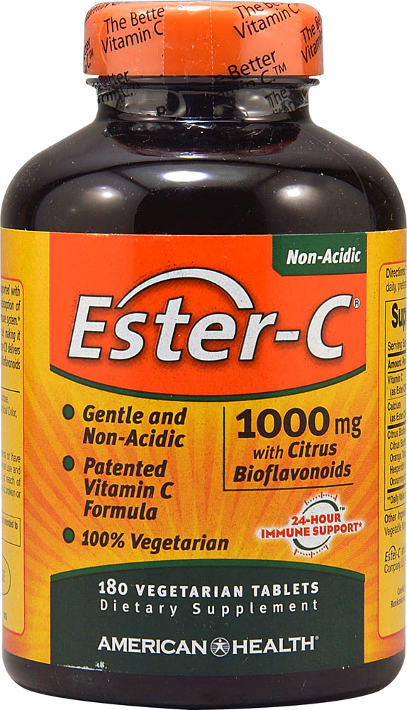 American Health Ester-C? with Citrus Bioflavonoids -- 1000 mg - 180 Vegetarian Tablets