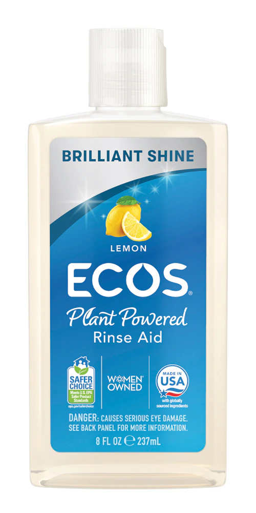ECOS Auto Dishwasher Rinse Aid Lemon -- 8 fl oz