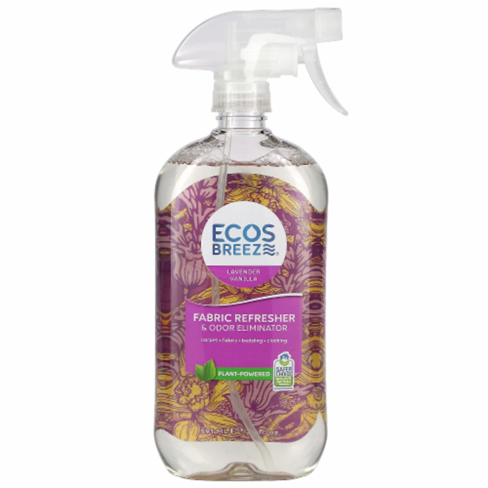ECOS Breeze Fabric & Carpet Odor Eliminator Lavender Vanilla -- 20 fl oz