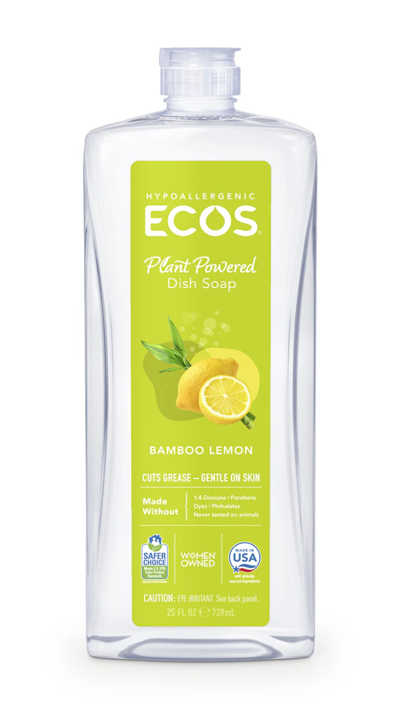 ECOS Dish Soap Bamboo Lemon -- 25 fl oz