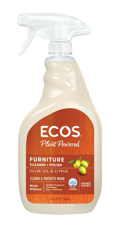 ECOS Furniture Polish & Cleaner Olive Oil & Citrus -- 22 fl oz