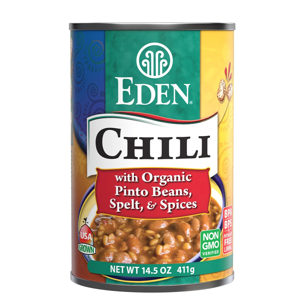 Eden Foods Chili Pinto Beans Spelt & Spices -- 14.5 oz
