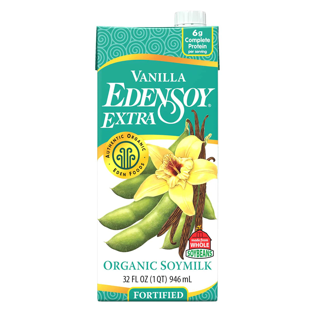 Eden Foods Organic EdenSoy Extra Soy Milk Vanilla -- 32 fl oz