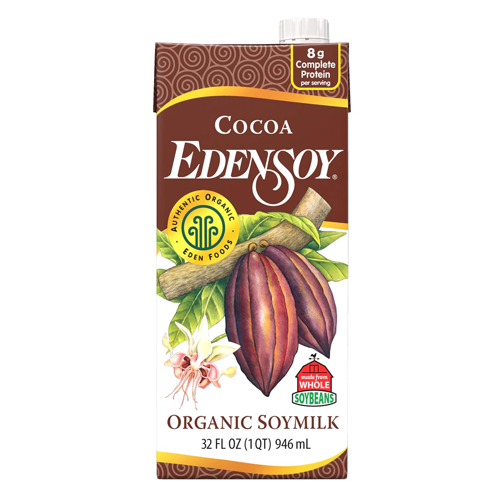 Eden Foods Organic Edensoy Soymilk Cocoa -- 32 fl oz