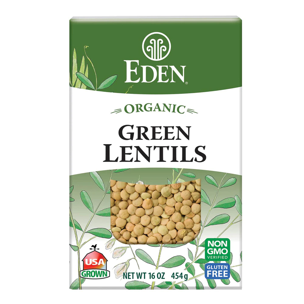 Eden Foods Organic Green Lentils -- 16 oz