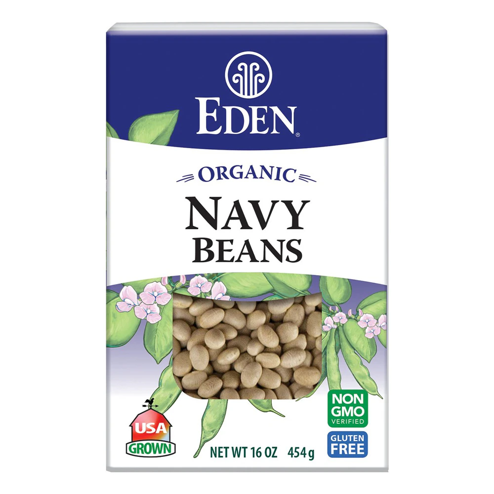 Eden Foods Organic Navy Beans -- 16 oz