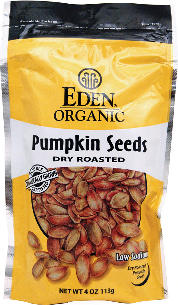 Eden Foods Organic Pumpkin Seeds Dry Roasted Unflavored -- 4 oz