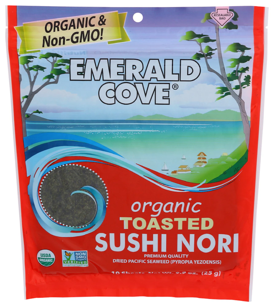 Emerald Cove Organic Pacific Sushi Nori -- 0.9 oz