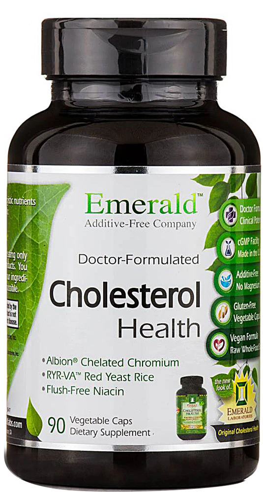 Emerald Labs Cholesterol Health -- 90 Vegetable Capsules