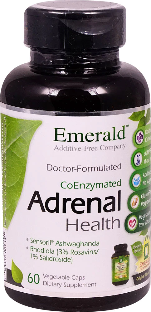 Emerald Labs CoEnzymated Adrenal Health -- 60 Vegetable Capsules