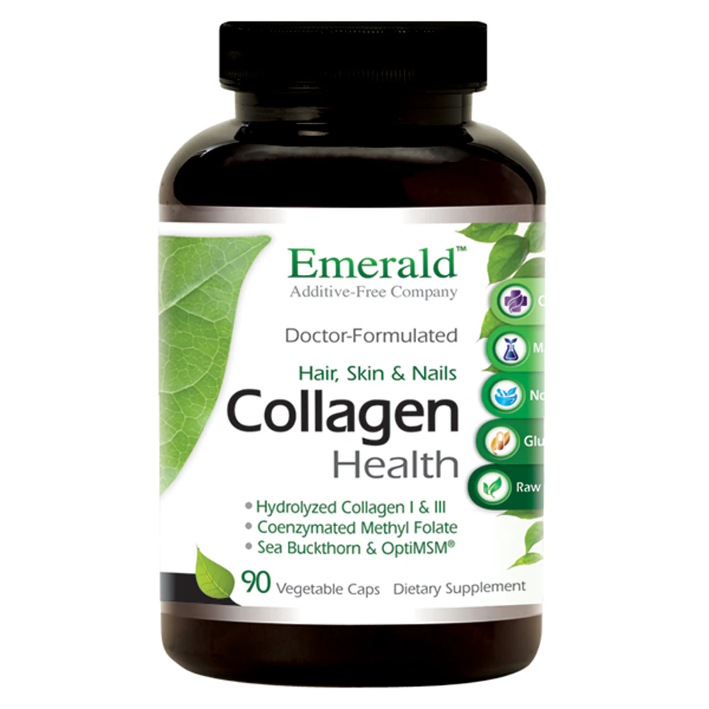 Emerald Labs Collagen Health for Hair Skin & Nails -- 90 Vegetable Capsules